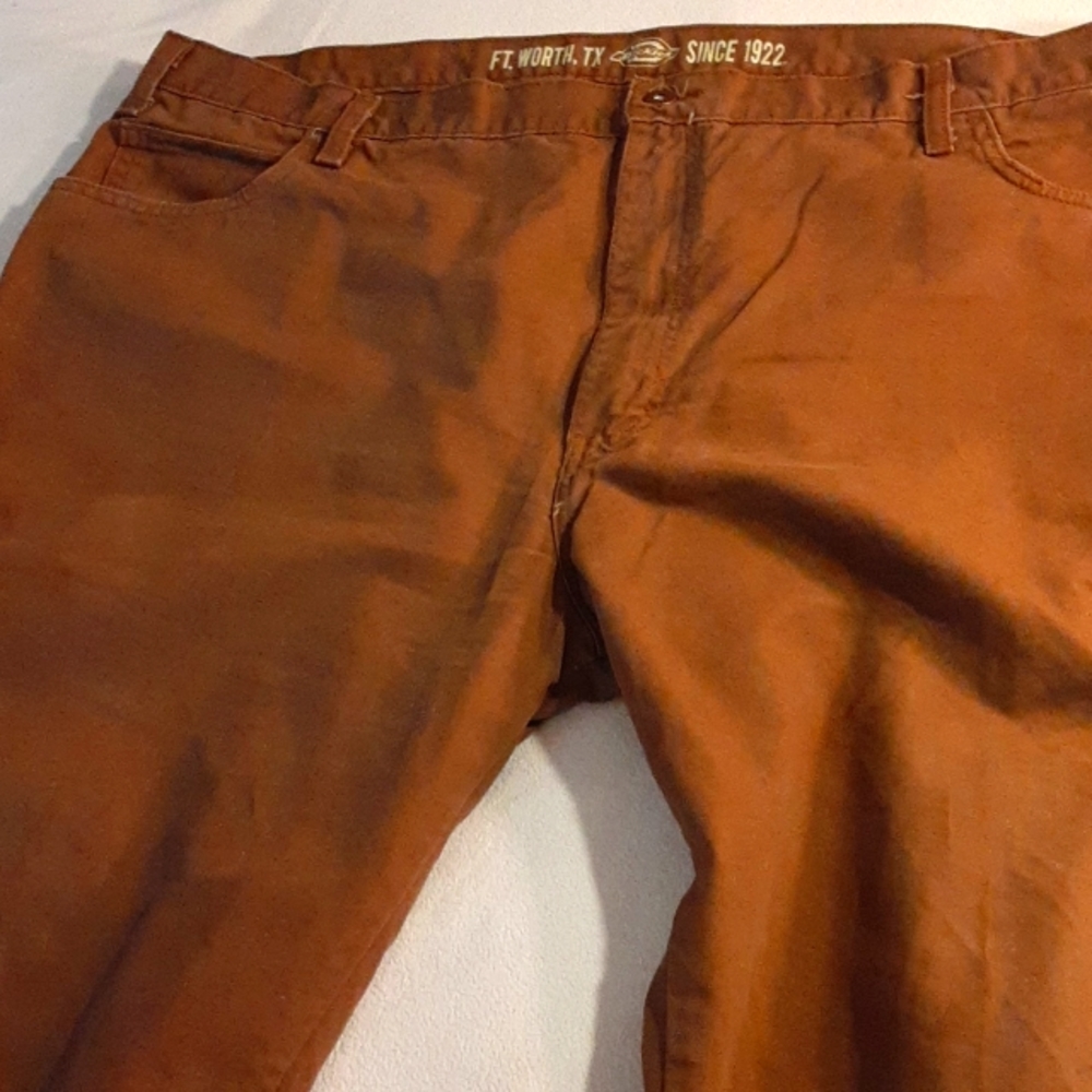 Dickies Relaxed Carpenter Pants W40L30 Brown Duck color